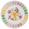 Idyllia serveringsplade i porcelæn, krystalprint-motiv, buket, flerfarvet