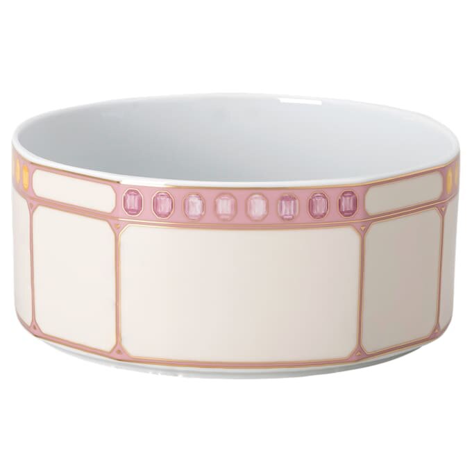 Idyllia-skål i porcelæn, krystalprint-motiv, citron, lille, flerfarvet Idyllia-skål i porcelæn, krystalprint-motiv, citron, lille, flerfarvet