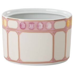 Idyllia sukkerskål i porcelæn, lyserød