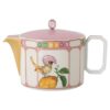Idyllia tekande i porcelæn, krystalprint-motiv, fugl, flerfarvet Idyllia tekande i porcelæn, krystalprint-motiv, fugl, flerfarvet