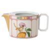 Idyllia tekande i porcelæn, krystalprint-motiv, fugl, flerfarvet Idyllia tekande i porcelæn, krystalprint-motiv, fugl, flerfarvet