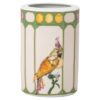 Idyllia-vase i porcelæn, krystalprint-motiv, kakadue, lille, flerfarvet Idyllia-vase i porcelæn, krystalprint-motiv, kakadue, lille, flerfarvet