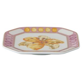 Idyllia Vide Poche Porcelæn, Krystalprint-motiv, Blomst, Lyserød