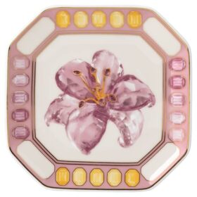 Idyllia Vide Poche Porcelæn, Krystalprint-motiv, Lilje, Flerfarvet
