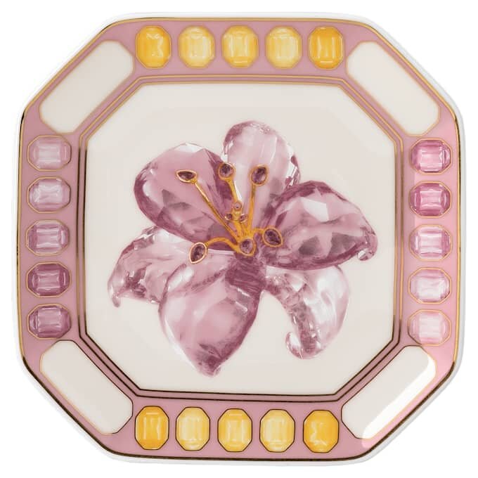 Idyllia Vide Poche Porcelæn, Krystalprint-motiv, Lilje, Flerfarvet Idyllia Vide Poche Porcelæn, Krystalprint-motiv, Lilje, Flerfarvet