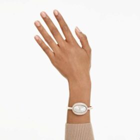 Imber armbåndsur, fremstillet i Schweiz, metalarmbånd, guldfarvet, champagneguld-finish