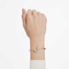 Imber-armring med blandede slibninger, hvid, guldbelagt Imber-armring med blandede slibninger, hvid, guldbelagt