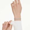 Imber Emily tennisarmbånd med runde krystaller, sort, rhodiumbelagt Imber Emily tennisarmbånd med runde krystaller, sort, rhodiumbelagt