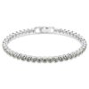 Imber Emily tennisarmbånd med runde krystaller, sort, rhodiumbelagt Imber Emily tennisarmbånd med runde krystaller, sort, rhodiumbelagt