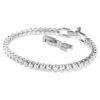Imber Emily tennisarmbånd, rundslibede, hvide, rhodiumbelagte Imber Emily tennisarmbånd, rundslibede, hvide, rhodiumbelagte