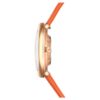 Imber Oval-ur, Swiss Made, læderrem, orange, rosaguld-farvet finish Imber Oval-ur, Swiss Made, læderrem, orange, rosaguld-farvet finish