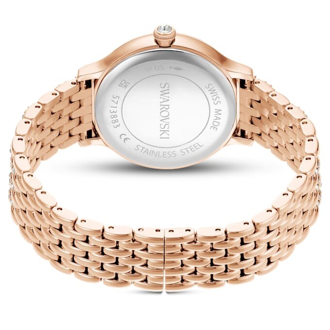 Imber-ure, fremstillet i Schweiz, metalarmbånd, rosaguldfarvet, rosaguldfarvet finish Imber-ure, fremstillet i Schweiz, metalarmbånd, rosaguldfarvet, rosaguldfarvet finish