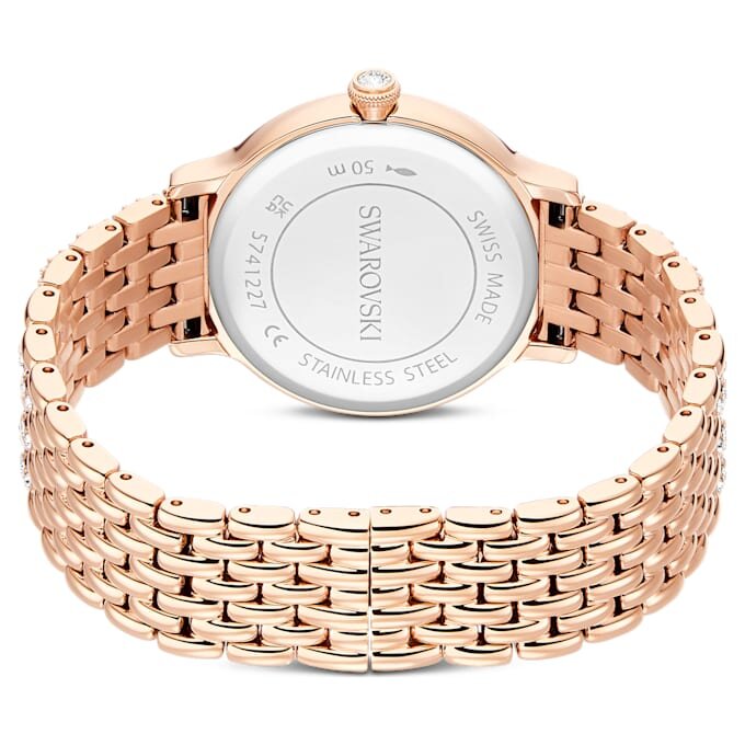 Imber-ure, fremstillet i Schweiz, metalarmbånd, rosaguldfarvet, rosaguldfarvet finish Imber-ure, fremstillet i Schweiz, metalarmbånd, rosaguldfarvet, rosaguldfarvet finish