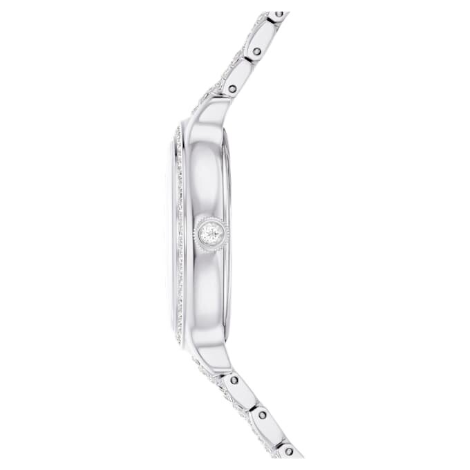 Imber-ure, fremstillet i Schweiz, metalarmbånd, sølvfarvet, rustfrit stål Imber-ure, fremstillet i Schweiz, metalarmbånd, sølvfarvet, rustfrit stål