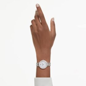 Matrix 3-Link ure, Swiss Made, metalarmbånd, guldfarvet, champagneguldfarvet finish