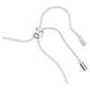 Matrix-armbånd med blandede slibninger, blå, rhodineret Matrix-armbånd med blandede slibninger, blå, rhodineret