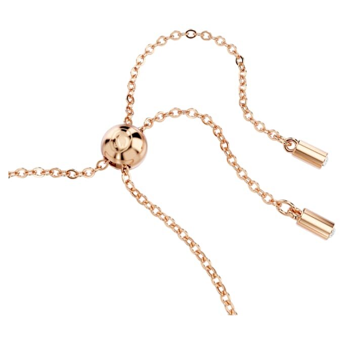 Matrix-armbånd med blandede slibninger, hvidt, rosaguldbelagt Matrix-armbånd med blandede slibninger, hvidt, rosaguldbelagt