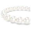 Matrix-armbånd med krystalperler, hvidt, rhodineret Matrix-armbånd med krystalperler, hvidt, rhodineret