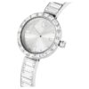 Matrix armbåndsur, fremstillet i Schweiz, krystalarmbånd, hvidt, rustfrit stål Matrix armbåndsur, fremstillet i Schweiz, krystalarmbånd, hvidt, rustfrit stål