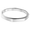 Matrix-armring med baguetteslibning, ottekantet form, hvid, rhodiumbelagt Matrix-armring med baguetteslibning, ottekantet form, hvid, rhodiumbelagt