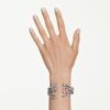 Matrix-armring med blandede slibninger, buket, flerfarvet, rutheniumbelagt