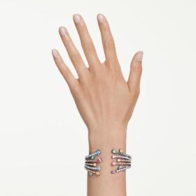 Matrix-armring med blandede slibninger, buket, flerfarvet, rutheniumbelagt Matrix-armring med blandede slibninger, buket, flerfarvet, rutheniumbelagt