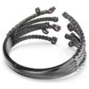 Matrix-armring med blandede slibninger, buket, flerfarvet, rutheniumbelagt