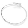 Matrix-choker med baguetteslibning, hvid, rhodineret Matrix-choker med baguetteslibning, hvid, rhodineret