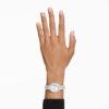 Matrix Octagon-ure med baguetteslibning, metalarmbånd, sølvfarvet, rustfrit stål Matrix Octagon-ure med baguetteslibning, metalarmbånd, sølvfarvet, rustfrit stål