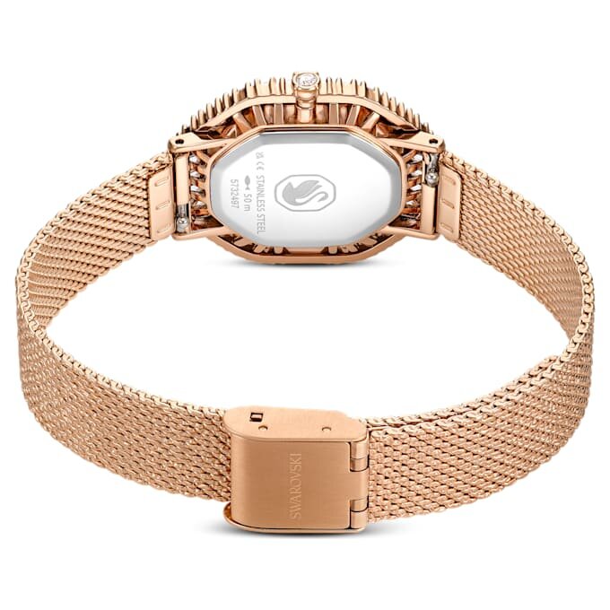 Matrix Octagon-ure med metalarmbånd, rosaguldfarvet, rosaguldfarvet finish Matrix Octagon-ure med metalarmbånd, rosaguldfarvet, rosaguldfarvet finish