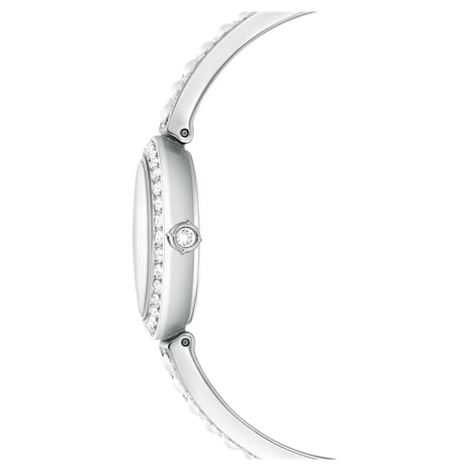 Matrix Pearl armbåndsur, Swiss Made, krystalarmbånd, hvidt, rustfrit stål Matrix Pearl armbåndsur, Swiss Made, krystalarmbånd, hvidt, rustfrit stål