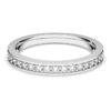 Matrix-ring, hvid, rhodineret Matrix-ring, hvid, rhodineret