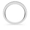 Matrix-ring, hvid, rhodineret Matrix-ring, hvid, rhodineret