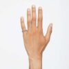 Matrix-ring med baguetteslibning, grå, rutheniumbelagt Matrix-ring med baguetteslibning, grå, rutheniumbelagt