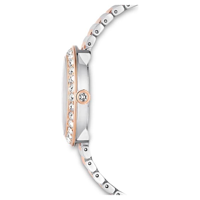Matrix Tennis 7-Link ur, Swiss Made, metalarmbånd, rosaguldfarvet, blandet metalfinish Matrix Tennis 7-Link ur, Swiss Made, metalarmbånd, rosaguldfarvet, blandet metalfinish