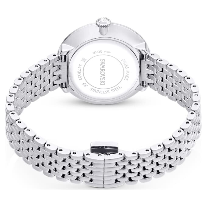 Matrix Tennis 7-Link ur, Swiss Made, metalarmbånd, sølvfarvet, rustfrit stål Matrix Tennis 7-Link ur, Swiss Made, metalarmbånd, sølvfarvet, rustfrit stål