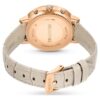 Matrix Tennis Chrono-ur, Swiss Made, læderrem, beige, rosaguld-farvet finish Matrix Tennis Chrono-ur, Swiss Made, læderrem, beige, rosaguld-farvet finish