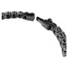 Matrix tennisarmbånd med runde sten, sort, rutheniumbelagt Matrix tennisarmbånd med runde sten, sort, rutheniumbelagt