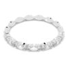 Matrix Vittore-ring, marquise-slibning, hvid, rhodineret