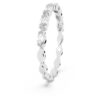 Matrix Vittore-ring, marquise-slibning, hvid, rhodineret