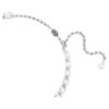 Millenia-choker med ottekantet slibning, hvid, rhodineret Millenia-choker med ottekantet slibning, hvid, rhodineret