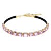 Millenia-choker med ottekantet slibning, lilla, forgyldt Millenia-choker med ottekantet slibning, lilla, forgyldt