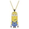 Minions Kevin-vedhæng med pavé, flerfarvet, forgyldt