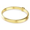 Numina armring, rundslibet, hvid, forgyldt Numina armring, rundslibet, hvid, forgyldt
