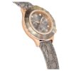 Octea Chrono-ure, Swiss Made, læderrem, grå, rosaguld-farvet finish