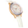 Octea Chrono-ure, Swiss Made, læderrem, hvid, rosaguld-farvet finish Octea Chrono-ure, Swiss Made, læderrem, hvid, rosaguld-farvet finish