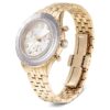 Octea Chrono-ure, Swiss Made, metalarmbånd, guldfarvet, champagneguldfarvet finish Octea Chrono-ure, Swiss Made, metalarmbånd, guldfarvet, champagneguldfarvet finish