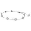 Oktagonarmbånd med laboratoriedyrkede diamanter, 0,8 ct i alt, runde, sterlingsølv Oktagonarmbånd med laboratoriedyrkede diamanter, 0,8 ct i alt, runde, sterlingsølv