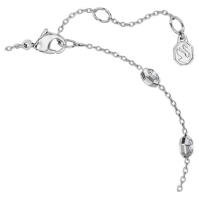 Oktagonarmbånd med laboratoriedyrkede diamanter, 0,8 ct i alt, runde, sterlingsølv Oktagonarmbånd med laboratoriedyrkede diamanter, 0,8 ct i alt, runde, sterlingsølv
