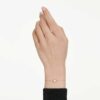 Oktagonarmbånd med laboratoriefremstillede diamanter på i alt 0,5 ct, oktagonform, 14K gult guld